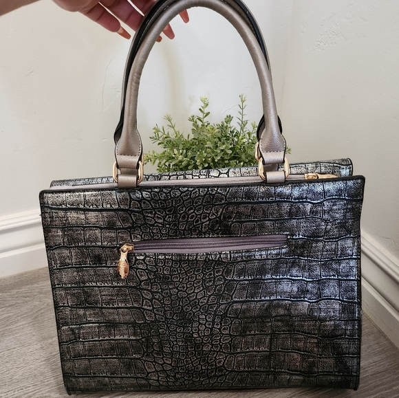 Brangio Italy Marble World Designer Tote Bag - Picture 4 of 10